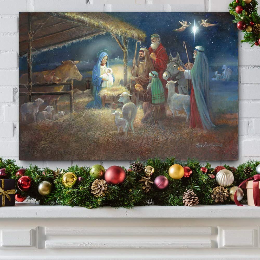 Foto 4 pulgar | Galería De Arte Mural Renditions A Child Is Born Christ, 80 X 120 Cm - Venta Internacional.