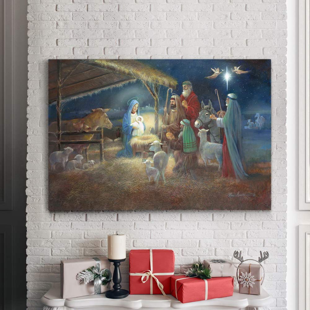 Foto 5 pulgar | Galería De Arte Mural Renditions A Child Is Born Christ, 80 X 120 Cm - Venta Internacional.