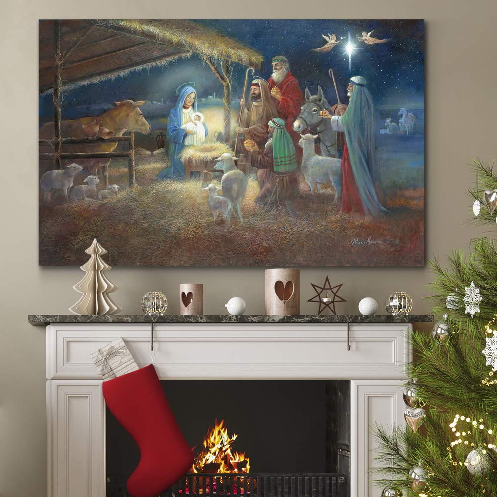Foto 6 pulgar | Galería De Arte Mural Renditions A Child Is Born Christ, 80 X 120 Cm - Venta Internacional.