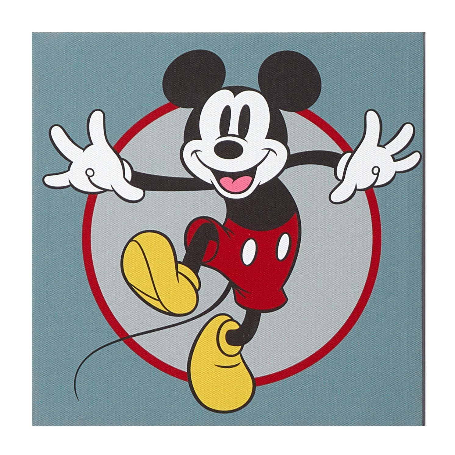 Foto 3 pulgar | Set De Arte En Lienzo Para Pared Idea Nuova Disney Mickey Mouse Retro - Venta Internacional.