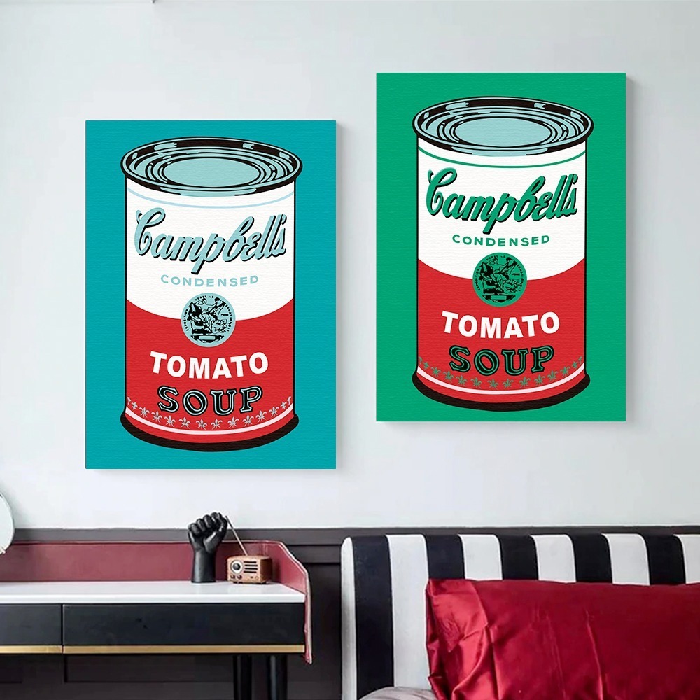 Foto 3 pulgar | Cuadro Lata Campbell's Andy Warhol En Lienzo Canvas Art Pop