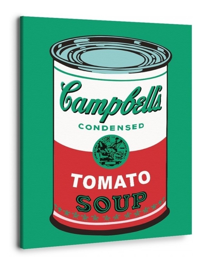 Foto 5 pulgar | Cuadro Lata Campbell's Andy Warhol En Lienzo Canvas Art Pop