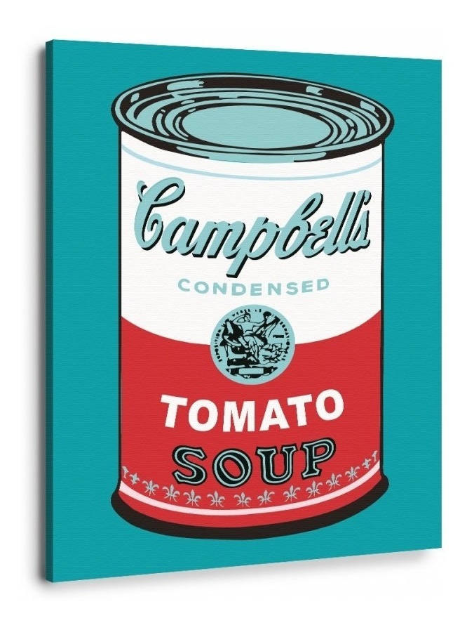 Foto 6 pulgar | Cuadro Lata Campbell's Andy Warhol En Lienzo Canvas Art Pop