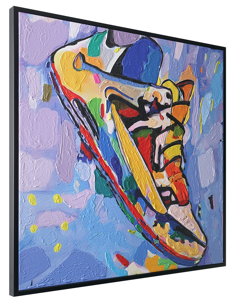 Foto 1 | Cuadro Artfx Zapatillas Altas Pop de Stephen Chambers