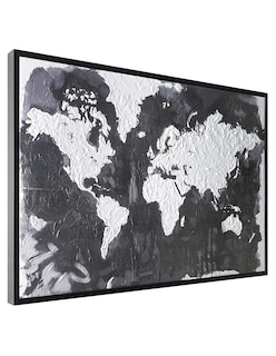 Foto 1 | Cuadro Decorativo Fine Art Tj Artfx - Mapa Del Mundo De Keith Youngstrom