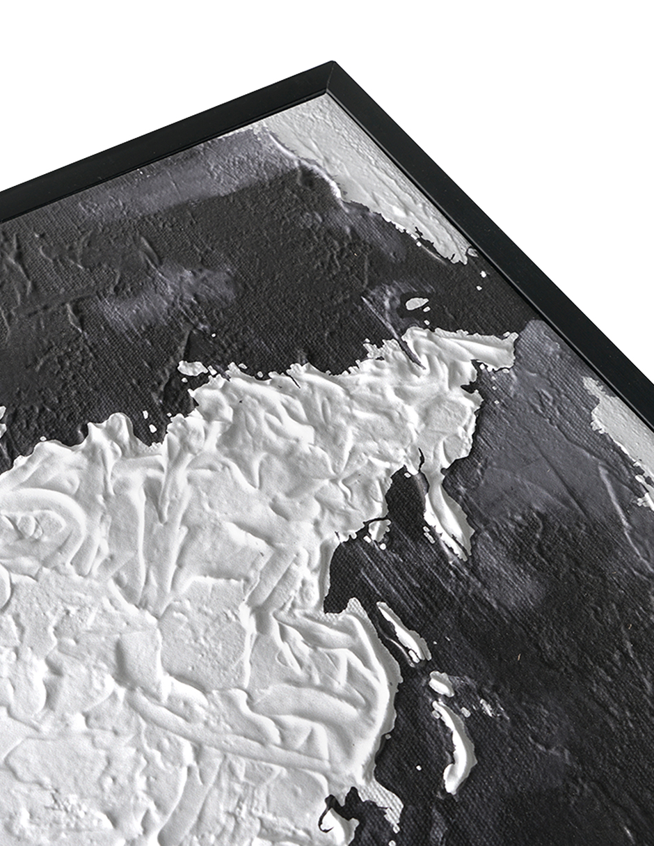 Foto 3 | Cuadro Decorativo Fine Art Tj Artfx - Mapa Del Mundo De Keith Youngstrom