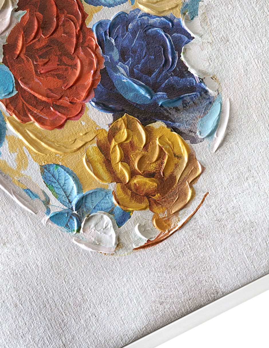 Foto 4 | Cuadro Decorativo Fine Art Tj ArtFX - Papillon Flores I de Studio Arts 79 x 79 cm