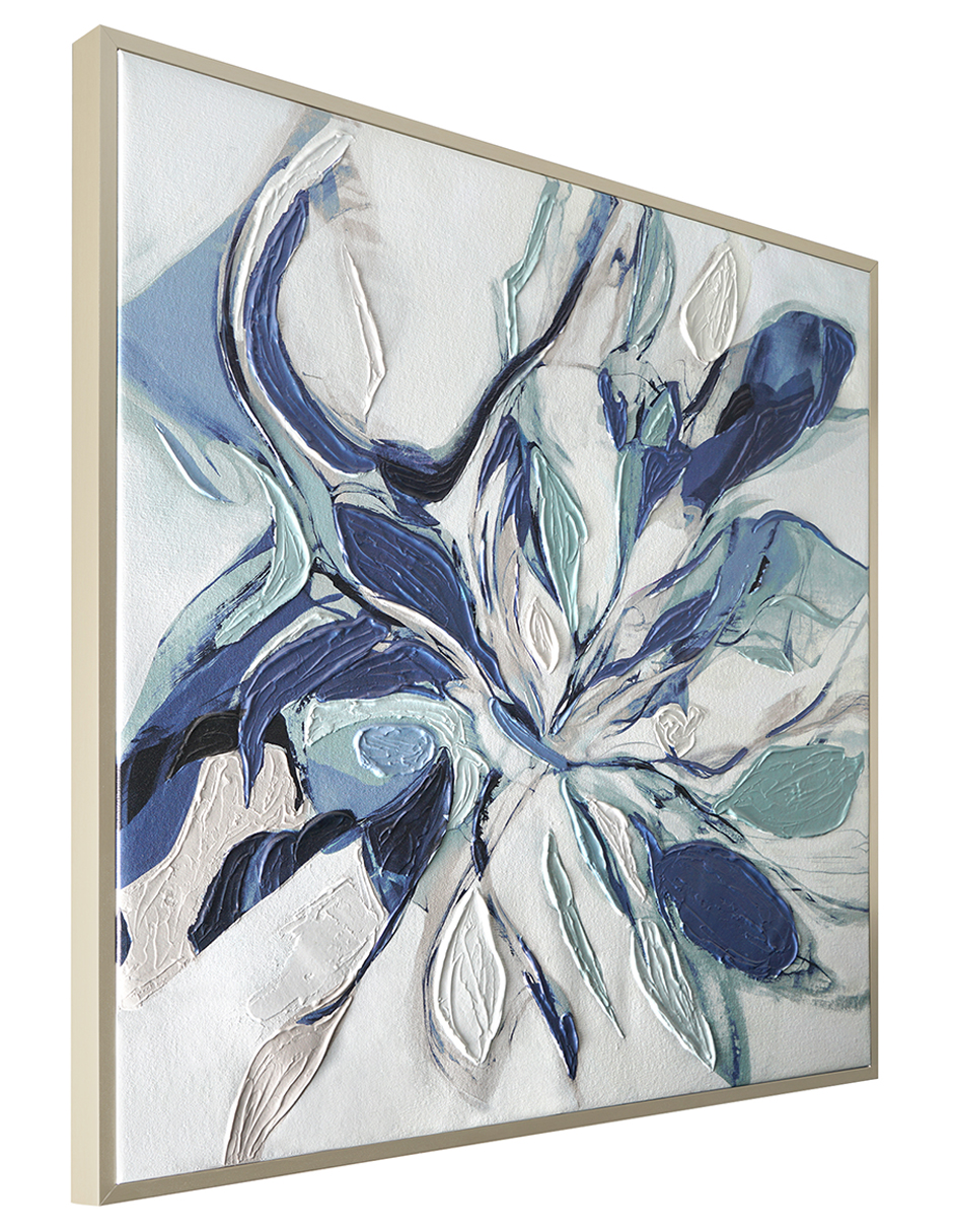 Cuadro Decorativo Fine Art Tj  Artfx - Floral Abstracto De Sarah Stockstill