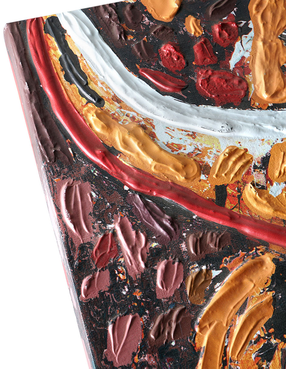 Foto 3 | Cuadro Artfx Bisonte Colorido de Jenn Seeley