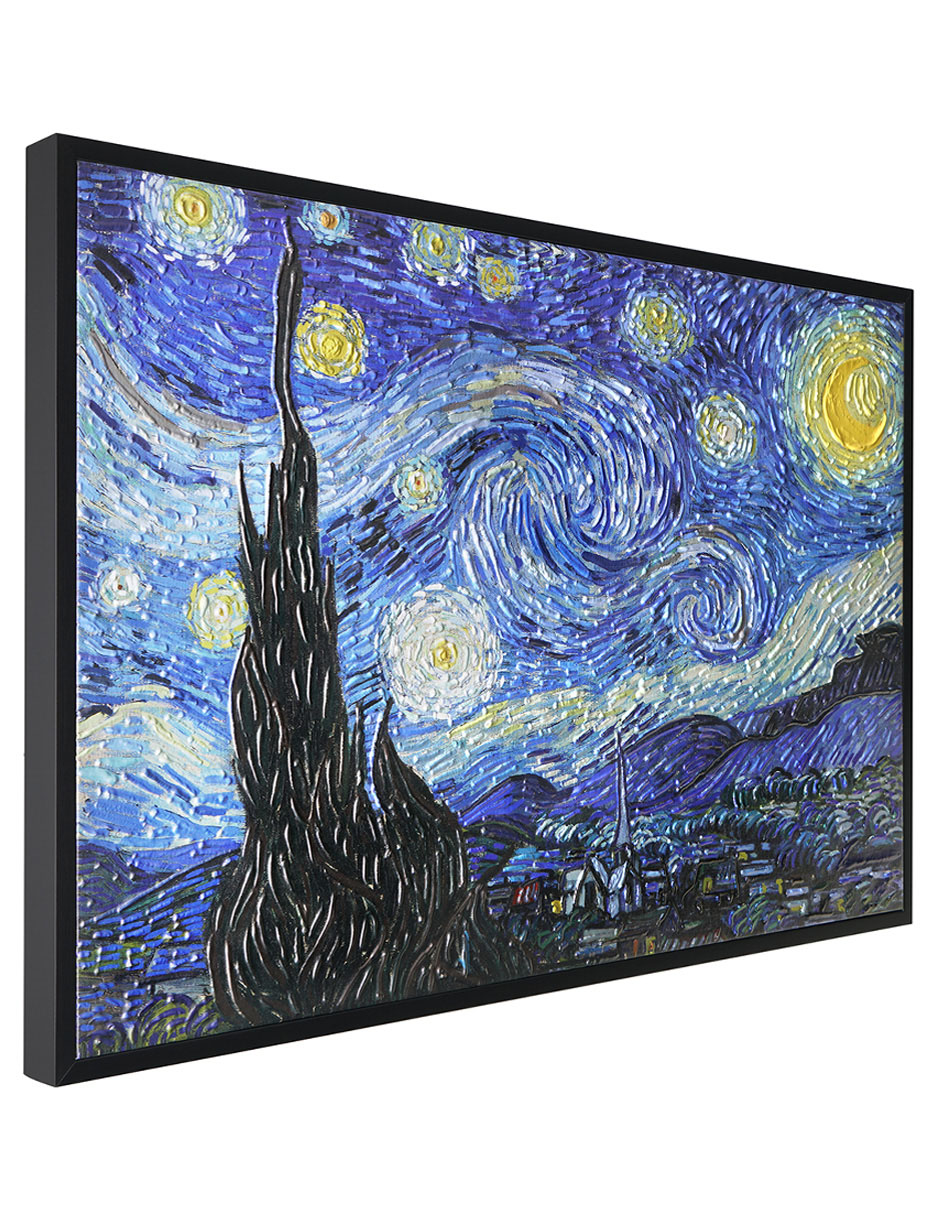 Cuadro Decorativo Fine Art Tj  Artfx - Noche Estrellada De Vincent Van Gogh