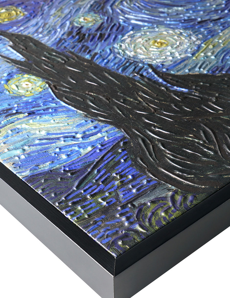 Foto 5 pulgar | Cuadro Decorativo Fine Art Tj  Artfx - Noche Estrellada De Vincent Van Gogh
