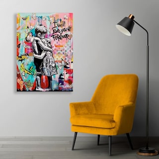 Foto 3 | Cuadro Decorativo Niños Grafiti Moderno Elegante Sala Recama