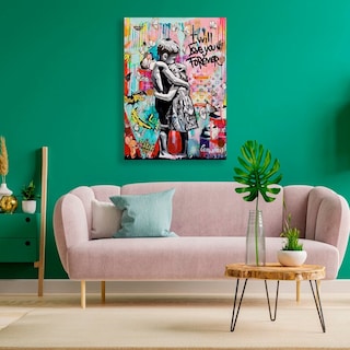 Foto 4 | Cuadro Decorativo Niños Grafiti Moderno Elegante Sala Recama