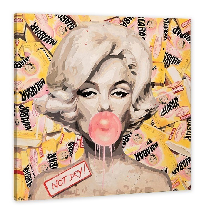 Foto 2 pulgar | Cuadro Decorativo Alec Monopoly Marilyn Monroe, Sala Recamar
