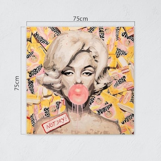 Foto 2 | Cuadro Decorativo Alec Monopoly Marilyn Monroe, Sala Recamar