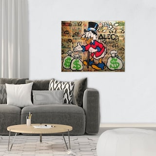 Foto 3 | Cuadro Decorativo Alec Monopoly Rico Pato Graffiti Arte