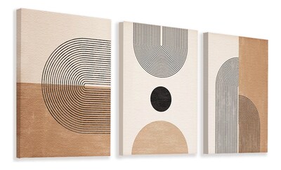 Foto 3 | Cuadros Decorativos Modernos Minimalist Lineal Canvas Grueso