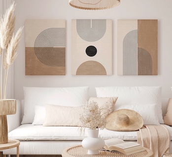 Foto 4 | Cuadros Decorativos Modernos Minimalist Lineal Canvas Grueso
