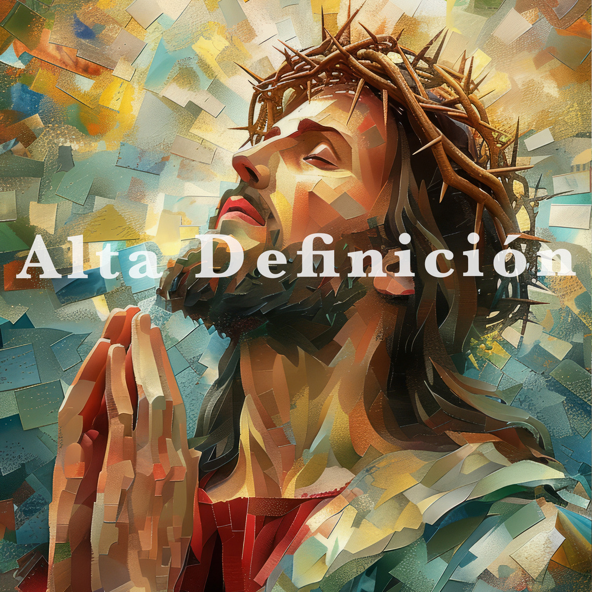 Foto 5 pulgar | Cuadro Canvas Jesús Cristo Estilo Oleo Colores Arte Religios