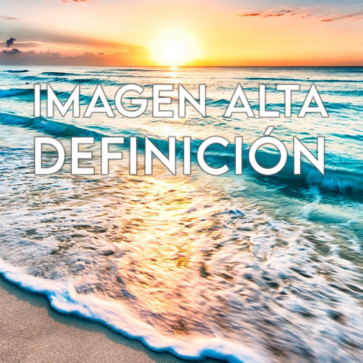 Foto 4 pulgar | Cuadro Canvas Paisaje Moderno Mar Playa Azul Opción Marco Color Multicolor Armazón Bastidor