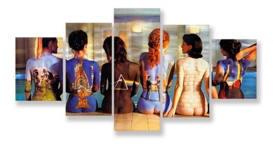 Foto 1 | Pink Floyd Varios Modelos Set 5 Cuadros En Lienzo Canvaslistos Para Colgar Tintas Ecológicas