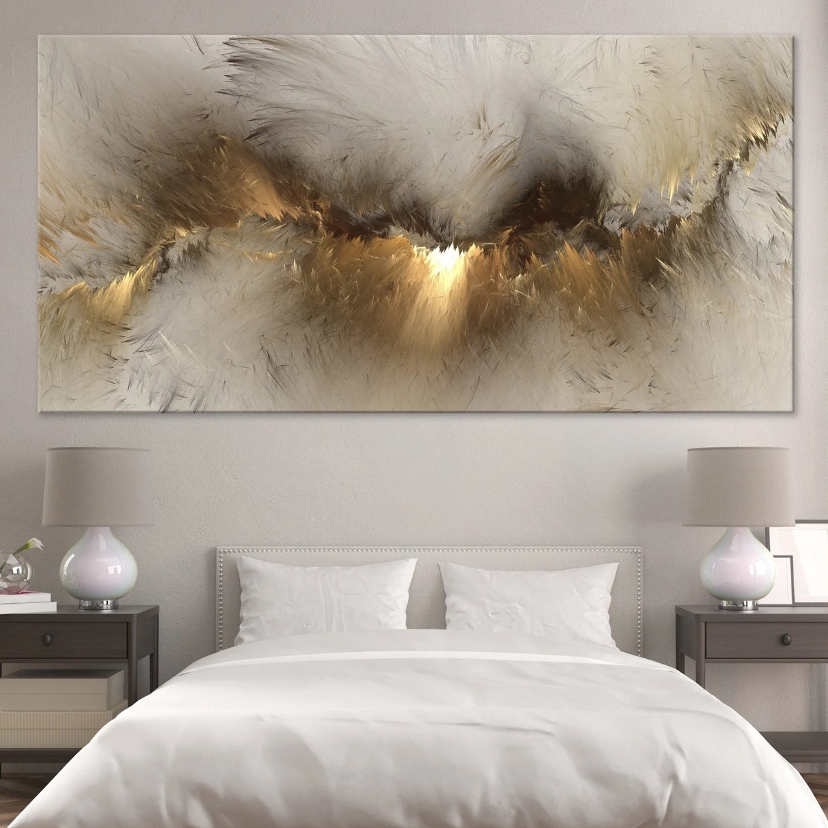 Foto 2 | Cuadro Abstracto Grande Canvas Original Salacomedor 140x70cm