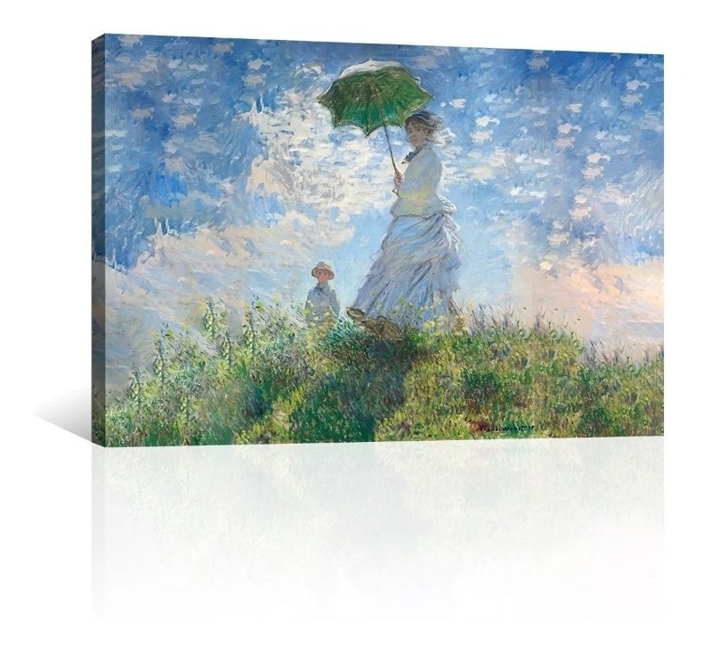 Cuadro Canvas Arte Monet Paisajes Impresionistas Tipo Oleo