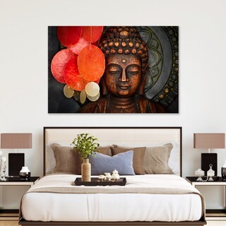 Foto 4 | Cuadro Buda Dorado Zen En Lienzo Canvas Montado En Bastidor Listo Para Colgar Materiales De Calidad