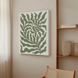 Foto 2 | Cuadros Modernos Botanico Bohemio Floral Canvas 40x60cm