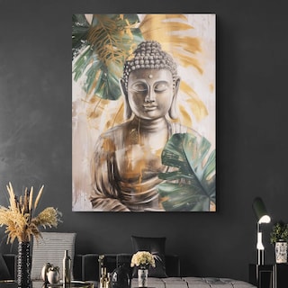 Foto 1 | Cuadro Buda Pintura Moderno Decorativo Lienzo Canvas 120x90