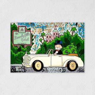 Foto 5 | Cuadro Decorativo Alec Monopoly Beverly Hills, Recamara Sala Color Verde