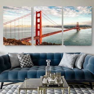 Foto 3 | Cuadros Panorámicos Ciudades Varios Modelos En Lienzo Canvas