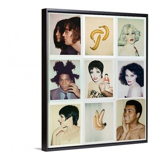Foto 5 | Cuadros Andy Warhol Fotos Polaroid Pop Culture En Canvas Color Multicolor Armazón Bastidor