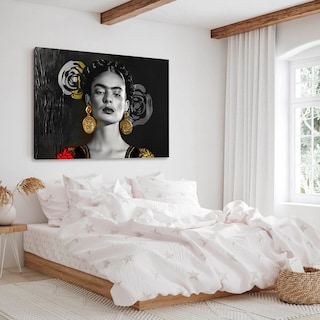 Foto 5 | Cuadro Frida Kahlobelleza Mexicana Lienzo Canvas Grueso Hd