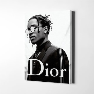 Foto 1 | Asap Rocky Dior Cuadro Decorativo En Canvas Premium Mate Hd