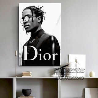Foto 4 | Asap Rocky Dior Cuadro Decorativo En Canvas Premium Mate Hd
