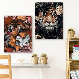 Foto 3 | Cuadros Decorativos Animales Flores Modernos Varios Canvas