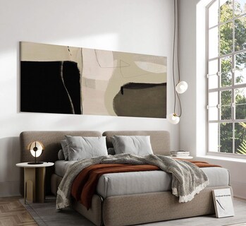 Foto 1 | Cuadro Decorativo Moderno Canvas De Algodón Abstracto Hd No Sintetico Tintas Ecológicas Listo Para Colgar Opcion Marco
