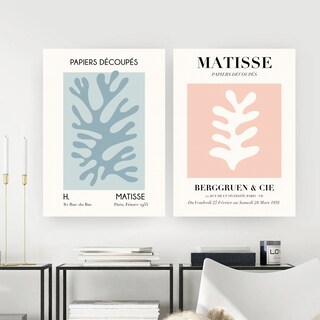 Foto 1 | Set Cuadros Matisse Arte Minimalista Moderno Abstractos
