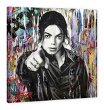 Cuadro Decorativo Alec Monopoly Michael Jackson Rey Del Pop