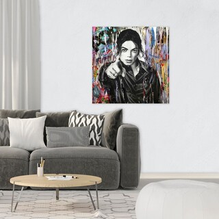 Foto 3 | Cuadro Decorativo Alec Monopoly Michael Jackson Rey Del Pop