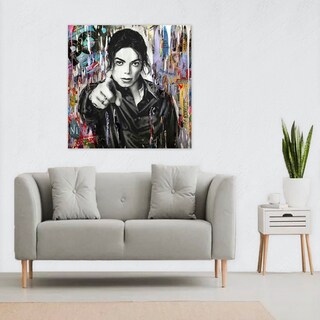 Foto 4 | Cuadro Decorativo Alec Monopoly Michael Jackson Rey Del Pop
