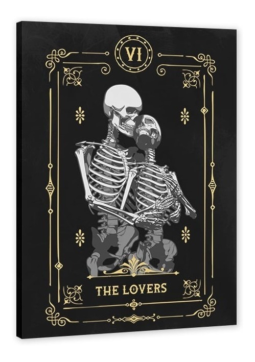 Foto 2 | Cuadro Carta Tarot Lovers Arte Decorativo En Lienzo Canvas