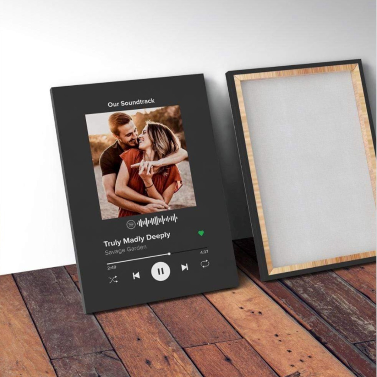 Foto 5 pulgar | Cuadro Código Spotify Regalo Perfecto En Canvas Con Bastidor