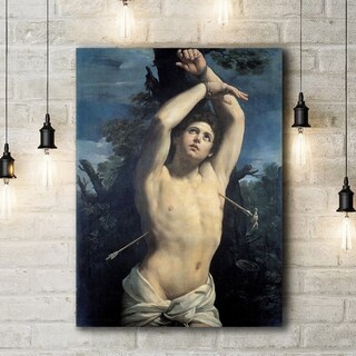 Foto 2 | Guido Reni San Sebastián Cuadro Lienzo Canvas En Bastidor Hd Color Guido Reni: San Sebastián Armazón Bastidor De Mader