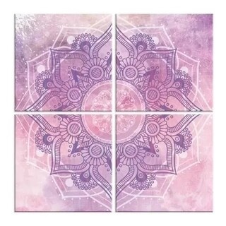 Foto 2 | Cuadros Sala Mandalas En Lienzo Canvas Decorativos 2 Tonos
