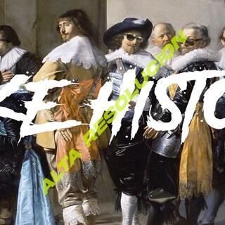 Foto 2 | Make History Hustle Money Graffiti Canvas Grueso 140x90 Hd