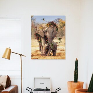 Foto 3 | Cuadros Decorativos Animales León Elefante Jirafa Canvas 4k