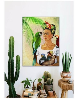 Foto 2 | Cuadro Frida Kahlo Moderno Lienzo Canvas Alta Calidad 60x80