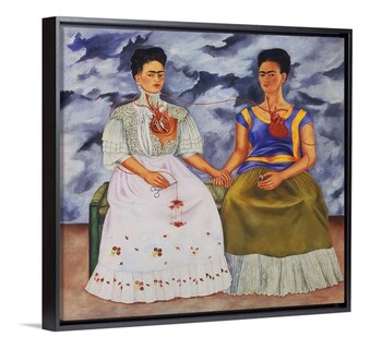 Foto 3 | Cuadro Las 2 Fridas Kahlo Lienzo Canvas Arte Mexicano